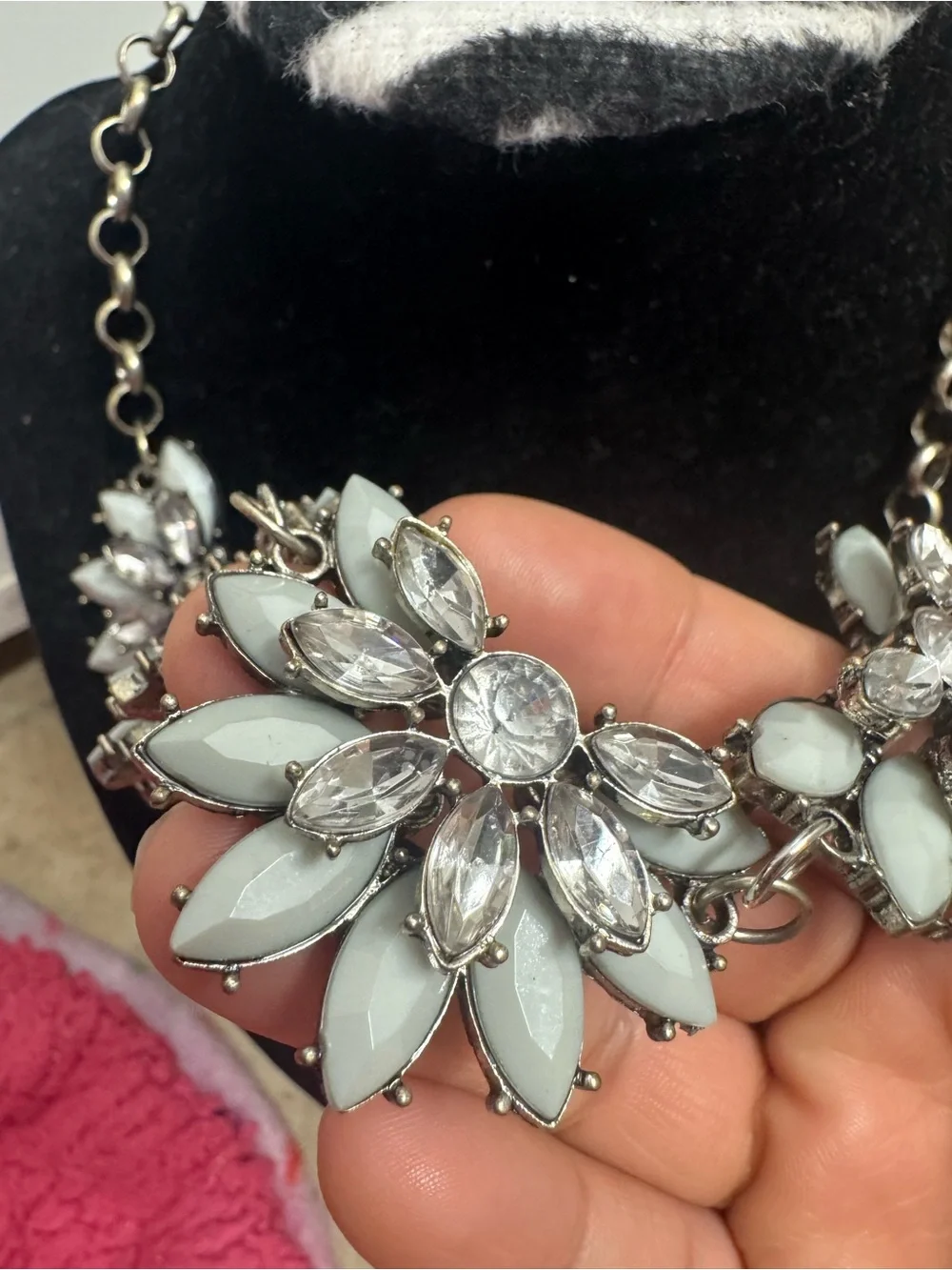 Statement Floral Cluster Necklace